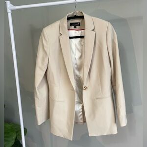 Laura Petites Cream Blazer Size 6